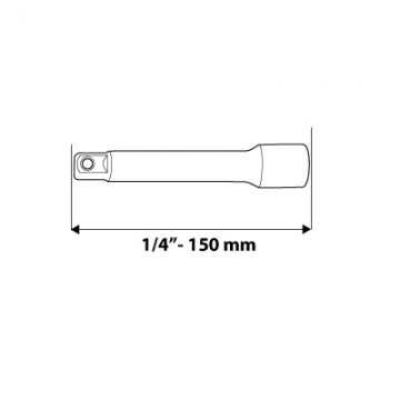 Przedłużka 1/4, 150 mm