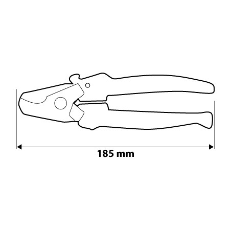 Obcinak do kabli miedzianych i aluminiowych 185 mm