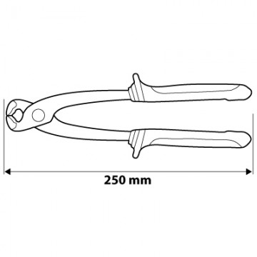 Szczypce tynkarskie 250 mm