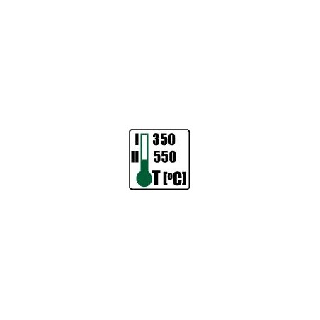 Opalarka 2000W, zakres temperatur: I: 350ºC, II: 550ºC