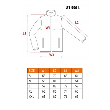 Kurtka robocza, rozmiar L/52