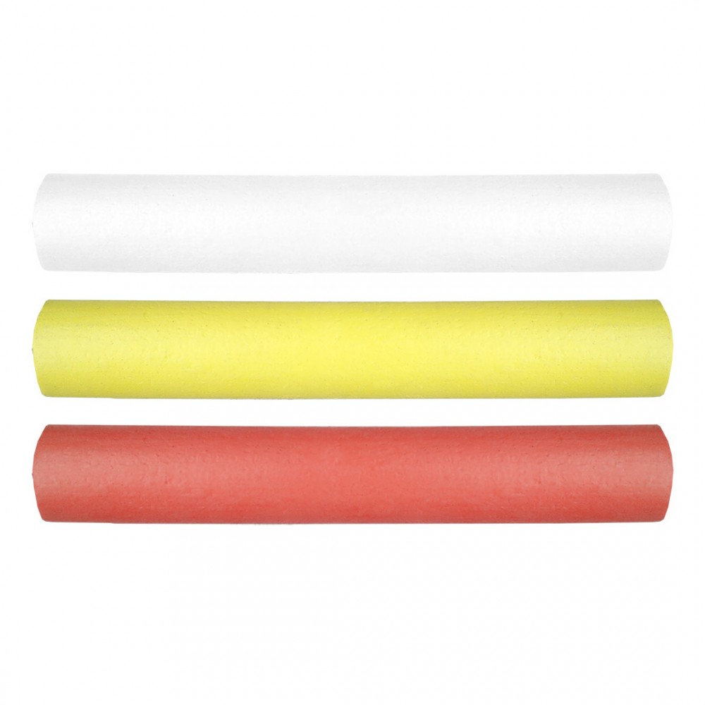 Kreda techniczna biała, żółta i czerwonaolejowa, 13 x 85 mm, 3 szt.
