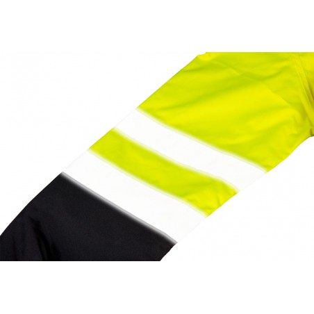 Kurtka robocza ostrzegawcza wodoodporna, żółta, rozmiar XL