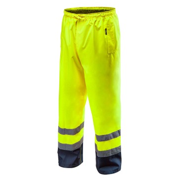Spodnie robocze ostrzegawcze wodoodporne, żółte, rozmiar XL