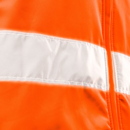Kurtka robocza ostrzegawcza softshell z kapturem, pomarańczowa, rozmiar XL