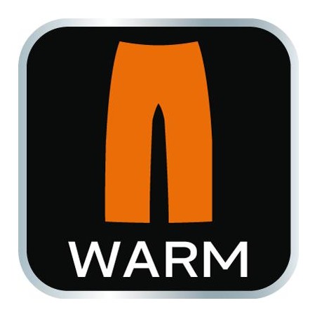 Spodnie robocze ostrzegawcze ocieplane, pomarańczowe, rozmiar XXXL