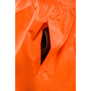 Spodnie robocze ostrzegawcze wodoodporne, pomarańczowe, rozmiar XL