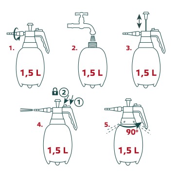 Opryskiwacz ciśnieniowy 1.5 L