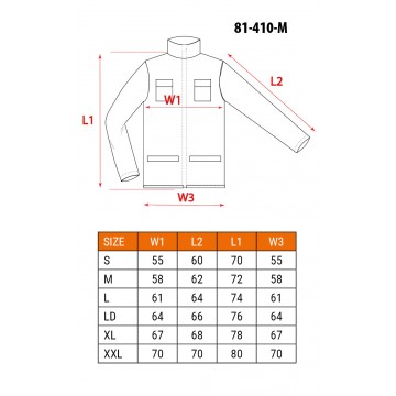Bluza robocza BASIC, rozmiar M/50