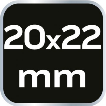 Klucz płaski dwustronny 20 x 22 mm