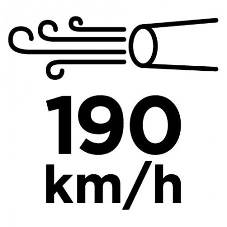 Dmuchawa do liści akumulatorowa Energy+ 18V, Li-Ion, wydajność 190 km/h, bez akumulatora