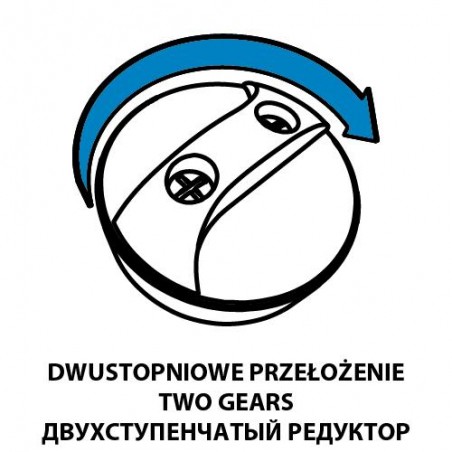 Mieszarka akumulatorowa bezszczotkowa Energy+ 18V, obroty: I: 250-400 min-1, II: 350-650 min⁻¹