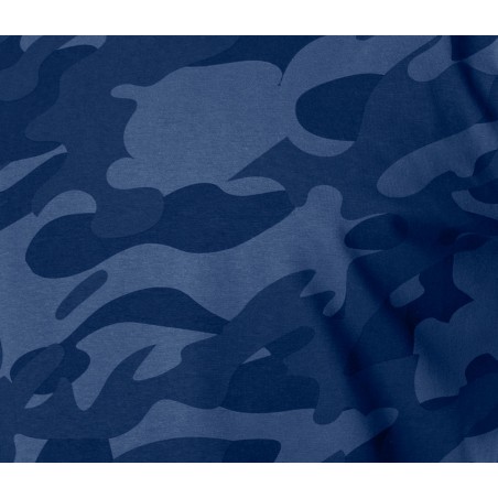 T-shirt roboczy Camo Navy, rozmiar S