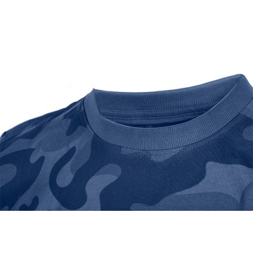 T-shirt roboczy Camo Navy, rozmiar S