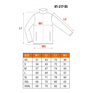 Bluza robocza PREMIUM, 100% bawełna, ripstop, rozmiar XS