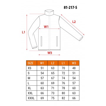 Bluza robocza PREMIUM, 100% bawełna, ripstop, rozmiar S