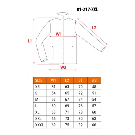 Bluza robocza PREMIUM, 100% bawełna, ripstop, rozmiar XXL
