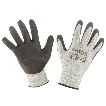 Rękawice antyprzecięciowe pokryte nitrylem, 4X43D, rozmiar 8