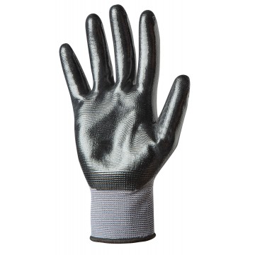 Rękawice robocze, nylon pokryty nitrylem, 4131X, rozmiar 8
