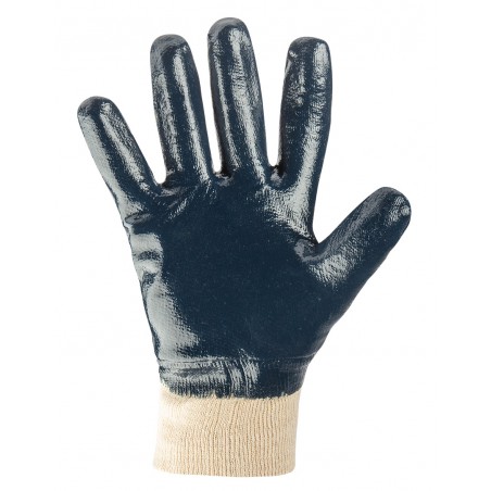 Rękawice robocze, bawełna, pokryte w całości nitrylem, 4121X, rozmiar 8