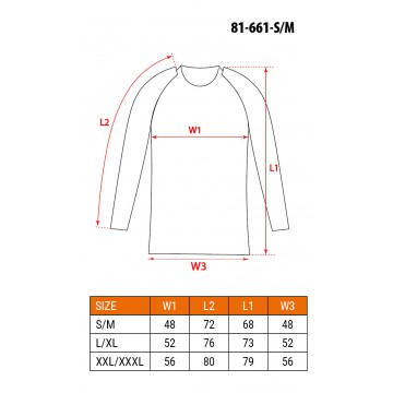 Koszulka termoaktywna BASIC, rozmiar S/M
