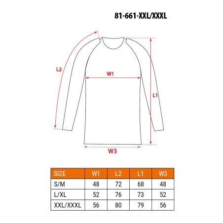 Koszulka termoaktywna BASIC, rozmiar XXL/XXXL