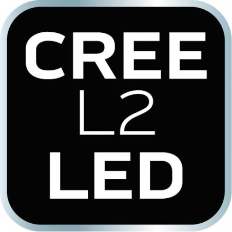 Latarka czołowa akumulatorowa USB 1000 lm czerwony/niebieski CREE LED + LED