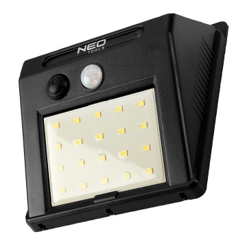 Lampa solarna ścienna 20 SMD LED 250 lm