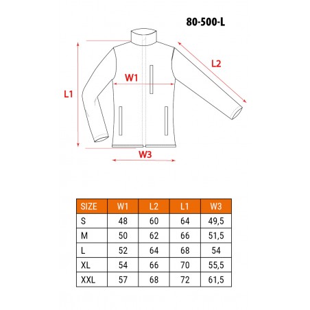 Bluza polarowa damska, czarna, rozmiar L