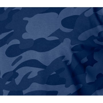 T-shirt roboczy Camo Navy, rozmiar L