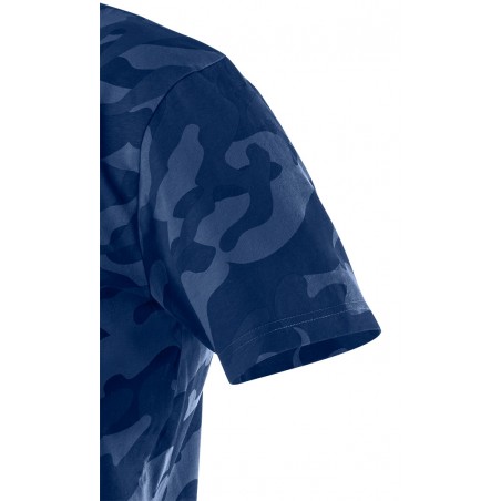 T-shirt roboczy Camo Navy, rozmiar XL