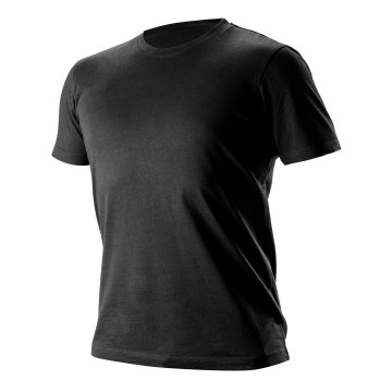 T-shirt, czarny, rozmiar L, CE