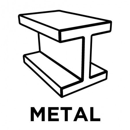 Frez do metalu HM, typ E owalny, 10 x 16 mm, trzpień 6 x 45 mm