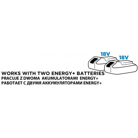 Kosa akumulatorowa bezszczotkowa Energy+ 36V, Li-lon, szerokość koszenia 350 mm, bez akumulatora