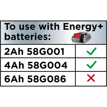 Odkurzacz warsztatowy Energy+ 18V, Li-Ion, 10 L, bez akumulatora