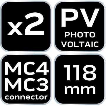 Klucze do złącz fotowoltaicznych MC4 2 szt.
