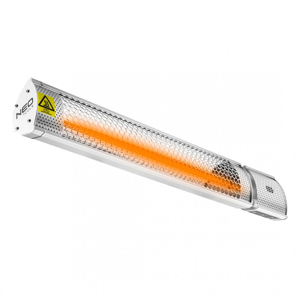 Promiennik 2000W, IP65, element grzejny golden halogen lamp, pilot, regulacja mocy 2 poziomy