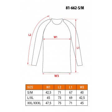 Koszulka termoaktywna COOLMAX, rozmiar S/M