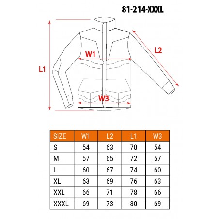 Bluza robocza Premium PRO, rozmiar XXXL