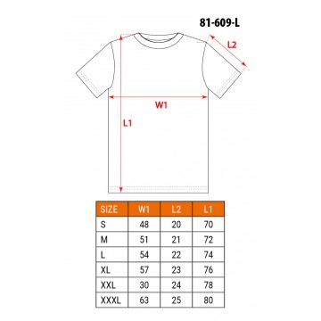 T-shirt roboczy Premium PRO, rozmiar L