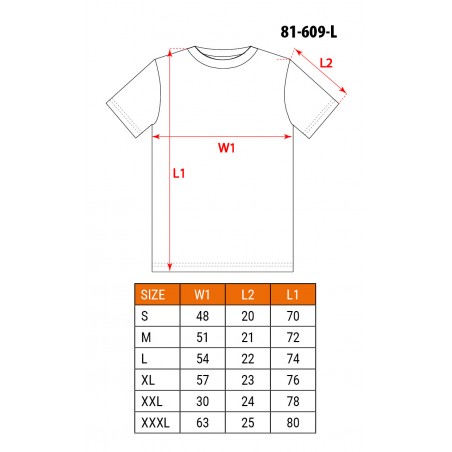 T-shirt roboczy Premium PRO, rozmiar L