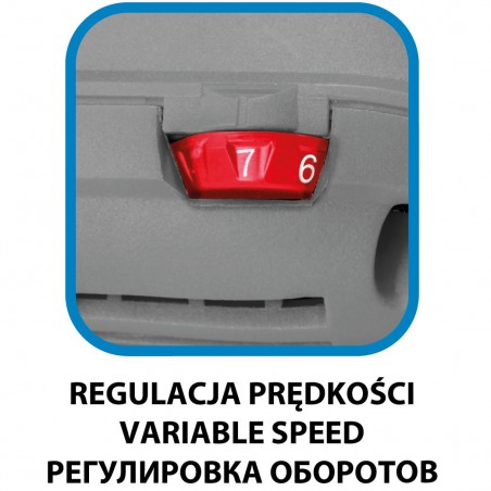 Urządzenie wielofunkcyjne 250W, ilość oscylacji 15000-21000 min⁻¹, walizka