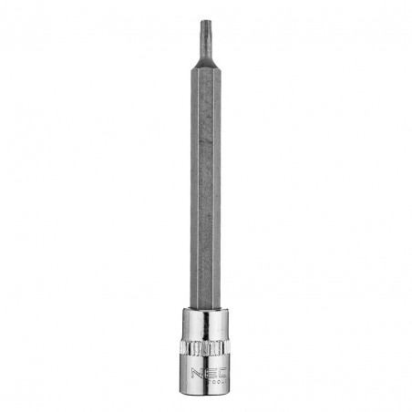 Końcówka TORX TX10 na nasadce 1/4, długa, 87 mm