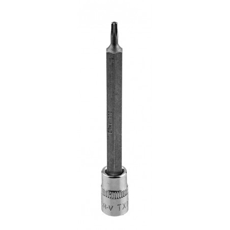 Końcówka TORX TX10 na nasadce 1/4, długa, 87 mm