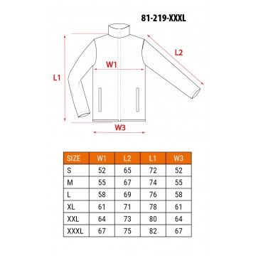 Bluza robocza Motosynteza, 100% bawełna rip stop, rozmiar XXXL