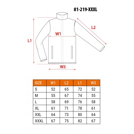 Bluza robocza Motosynteza, 100% bawełna rip stop, rozmiar XXXL