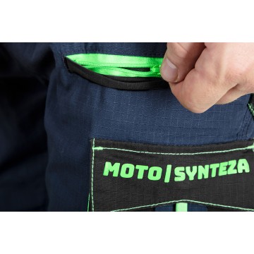 Spodnie robocze Motosynteza, 100% bawełna rip stop, rozmiar S