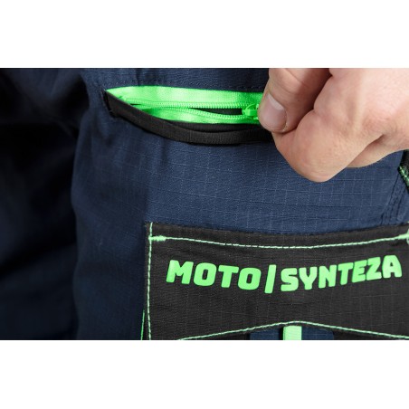 Spodnie robocze Motosynteza, 100% bawełna rip stop, rozmiar M