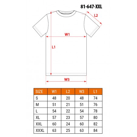 T-shirt zielony, rozmiar XXL