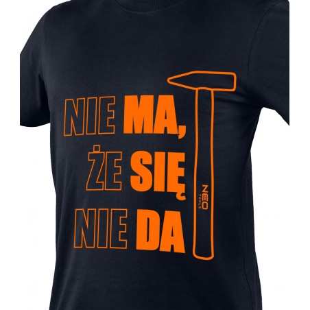 T-shirt z nadrukiem, MA SIĘ DA, rozmiar L